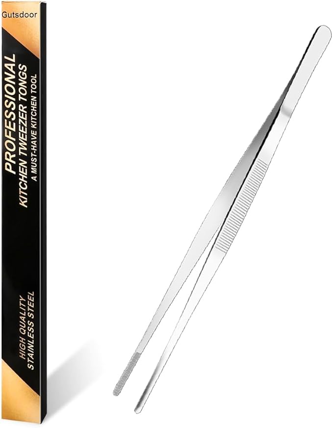Gutsdoor Kitchen Tweezers Stainless Steel Tongs